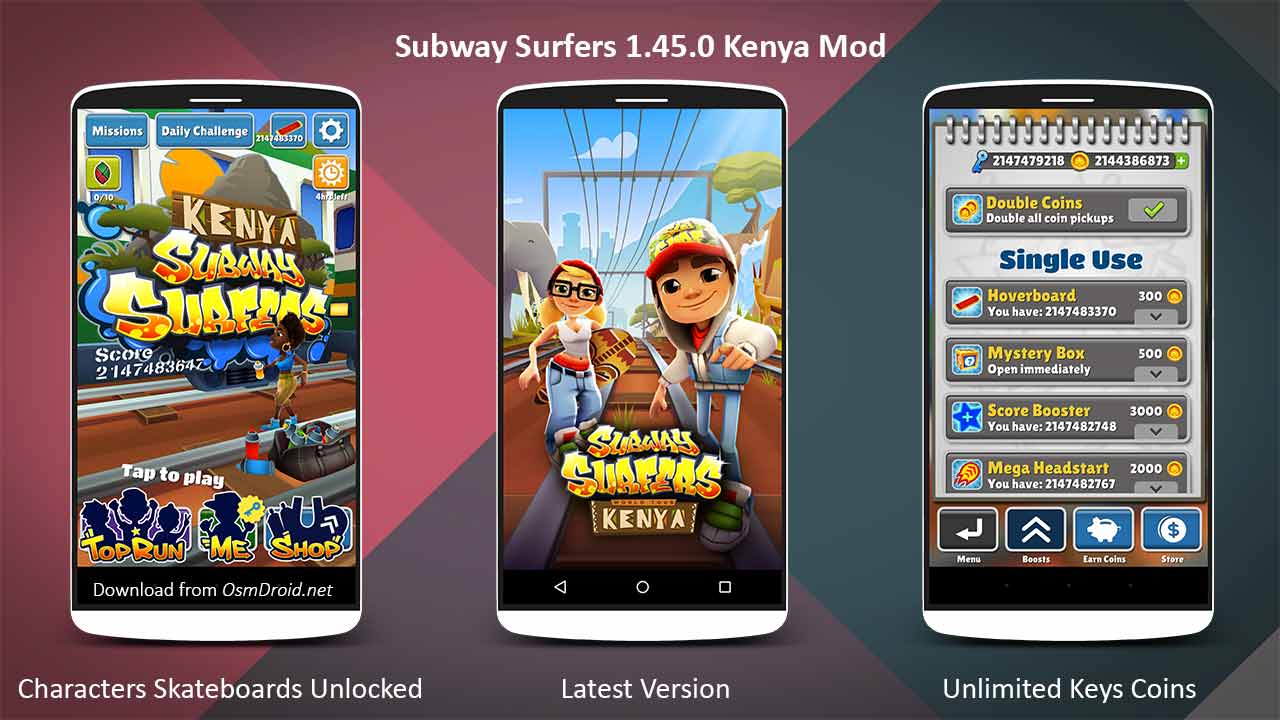 Unlimited Coins And Keys For Subway Surfer Mobogenie