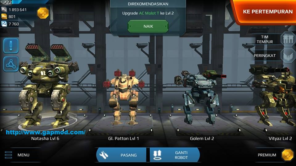 Walking War Robots 1.4.0 Mod Apk With unlimited money hack ...