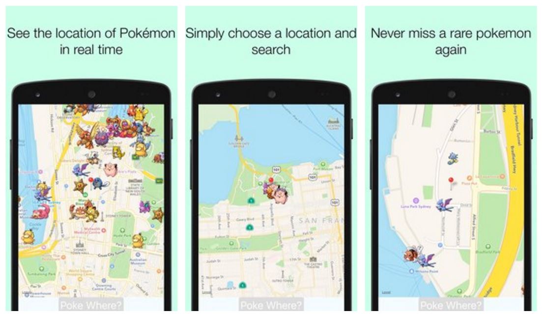 PokeWhere 1.1.3 Apk - Aplikasi Untuk Mencari Pokemon GO 