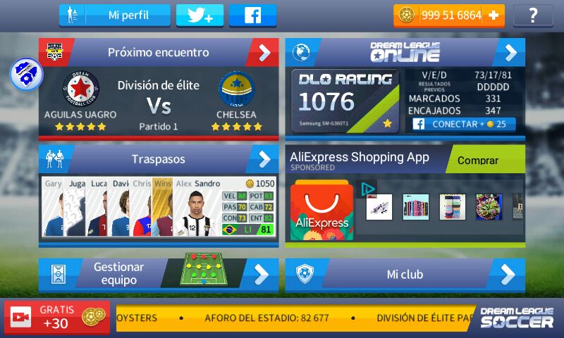 Dream League Soccer 2017 v 4.04 Mod Apk with unlimited ...
