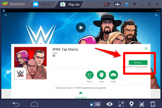 Download WWE Tap Mania for Windows 10 PC.