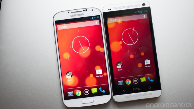 Android 4.3 Galaxy S4, Android 4.3 OTA update, OTA ANdroid 4.3 update, Android 4.3 HTC one