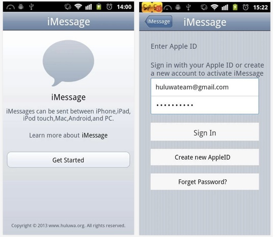 imessage for android, Android iMessage