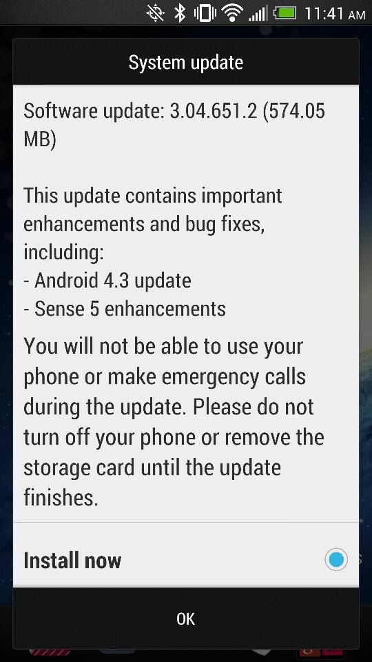 Update to Android 4.3 JellyBean, Installation