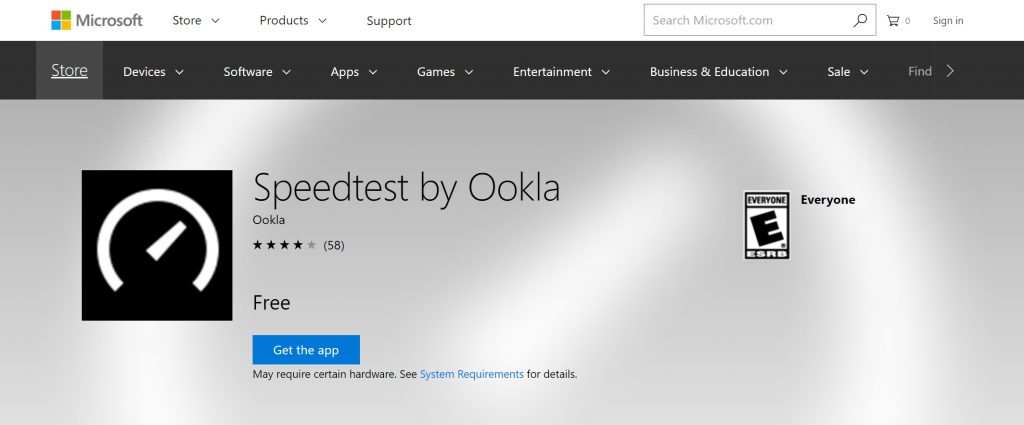 speedtest by ookla for windows 10 download