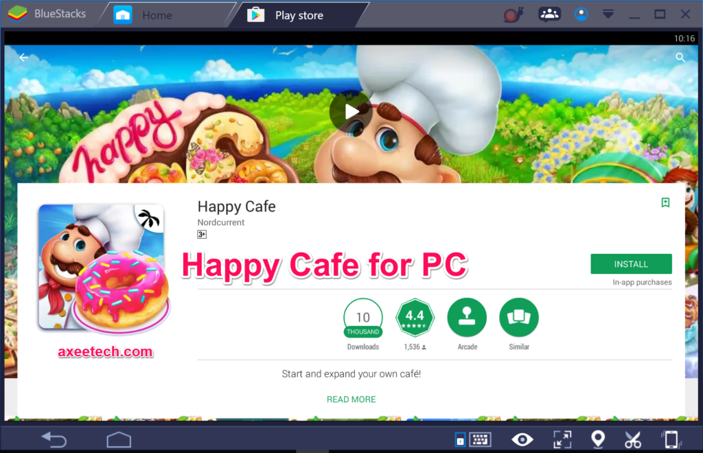 Happy Cafe for PC Windows 10