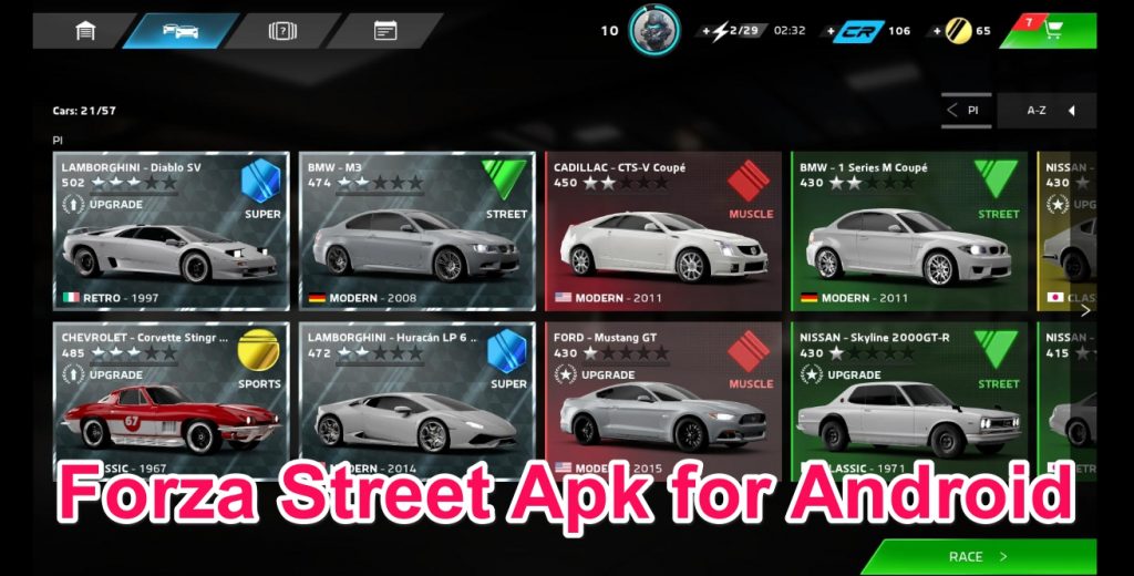 Forza Street Apk OBB Data for Android Download