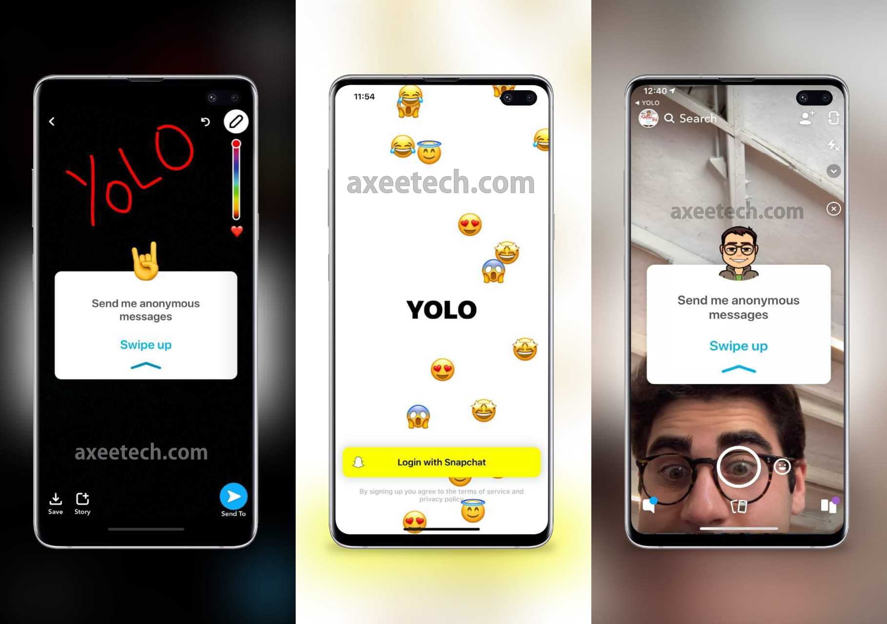 How to Do Yolo on Snapchat Android