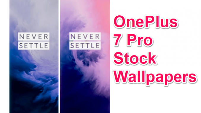 Oneplus 7 Pro Stock Wallpapers