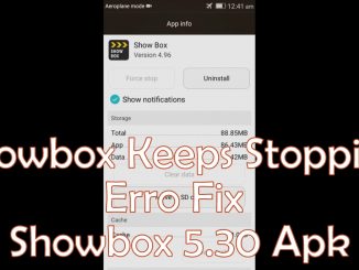 Showbox Keeps Stopping Server Error Fix
