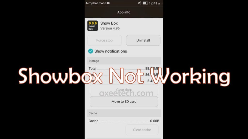 Showbox Keeps freezing Error Fix