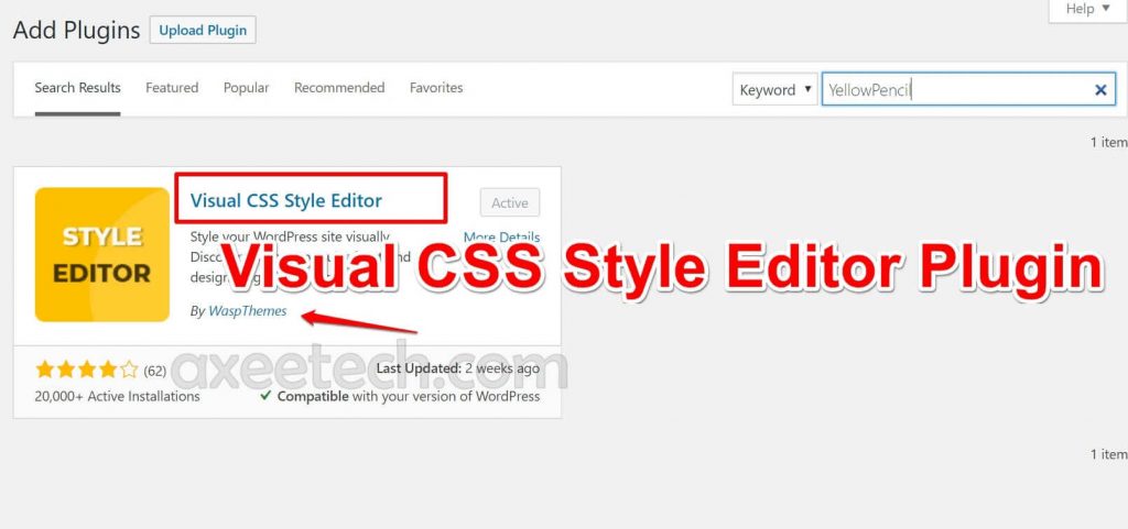 Visual CSS Style Editor Plugin for Text too small to read errors