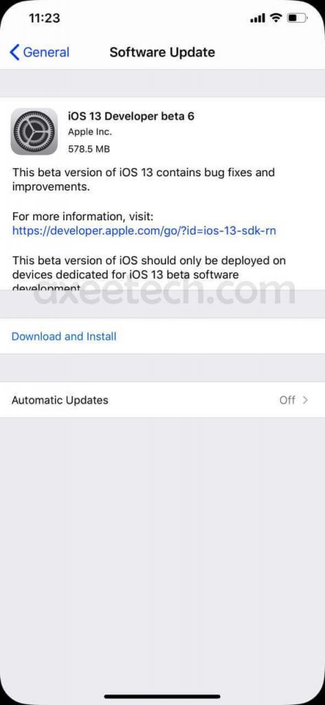 iOS 13 Beta 6 ipsw iPhone, ipad, iPadOS 13