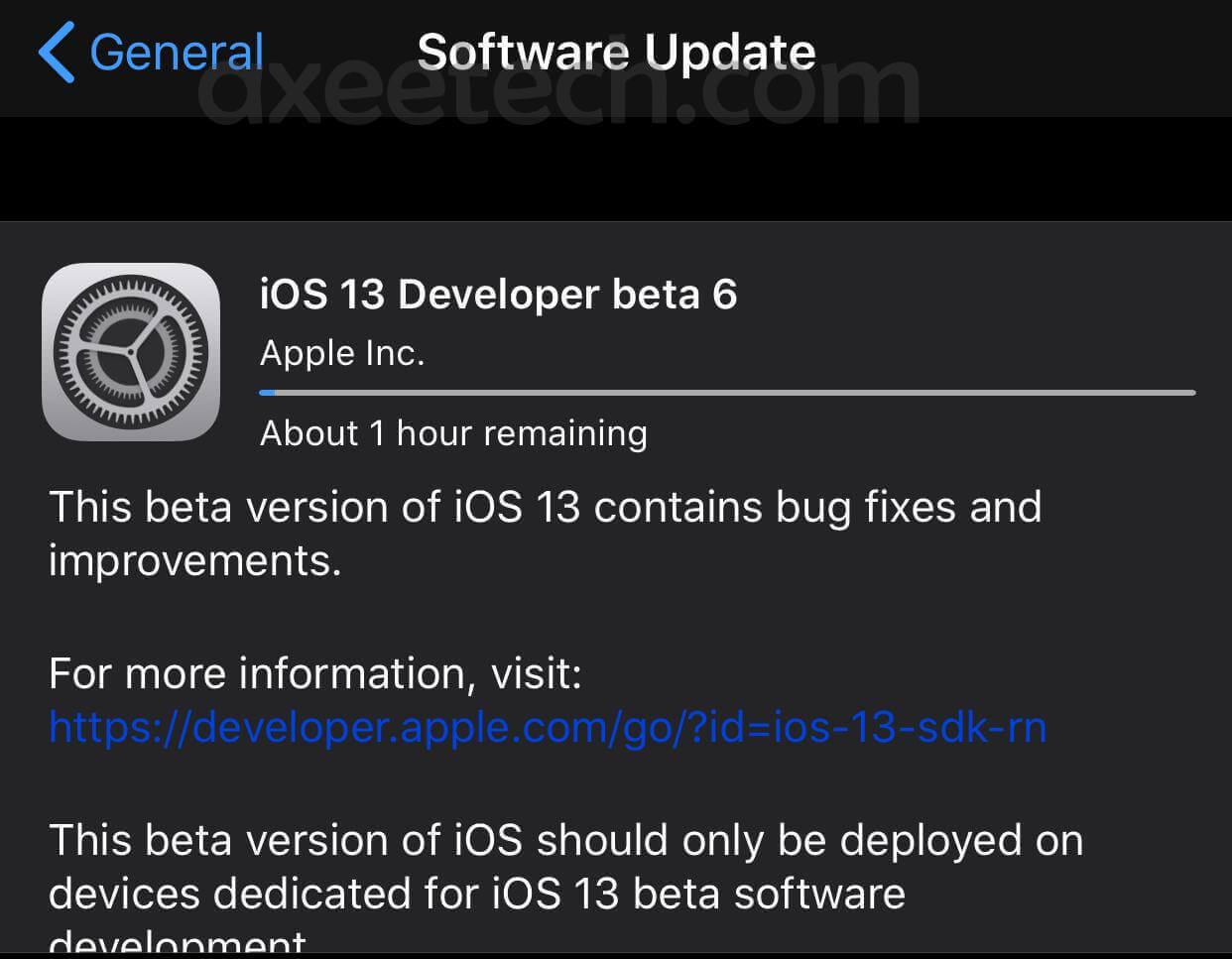 iOS 13 Beta 6 ipsw File Download Links