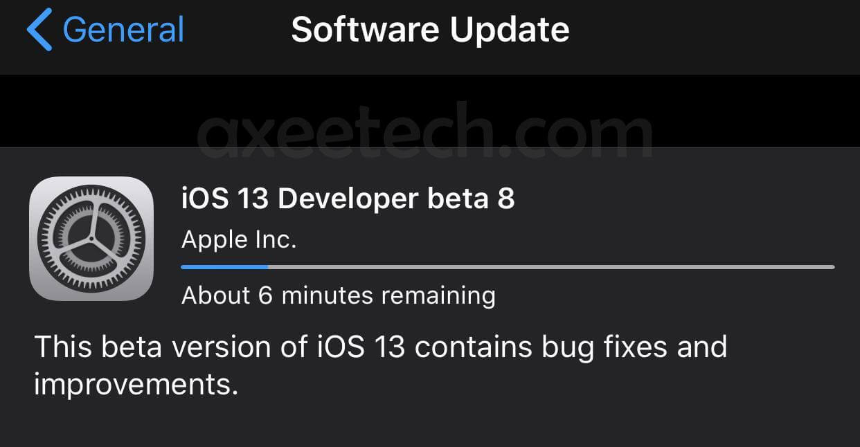 iOS 13 Beta 8 ipsw Download Link Iphone