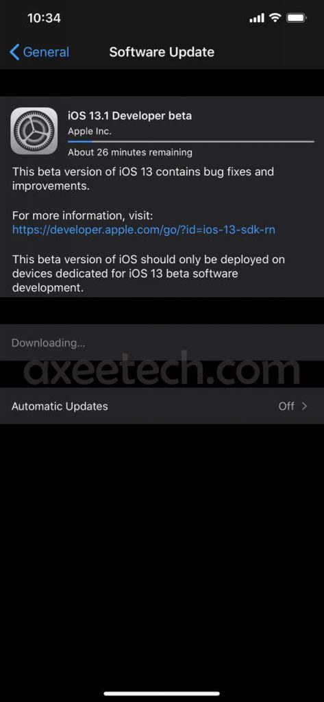 iOS 13.1 Beta 1 ipsw Profile Links