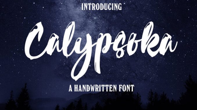 Best Title Fonts calypsolea