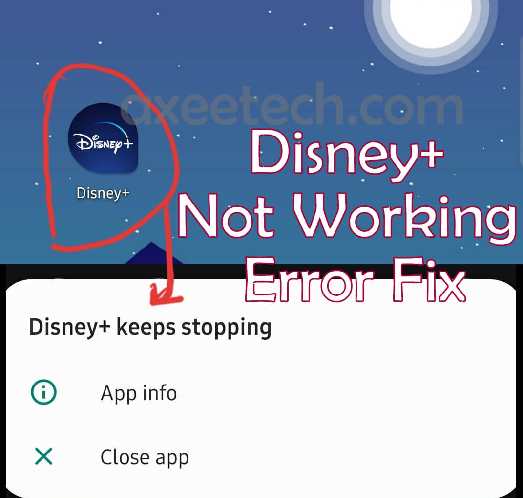 Disney + Plus Keeps Stopping Error Fix