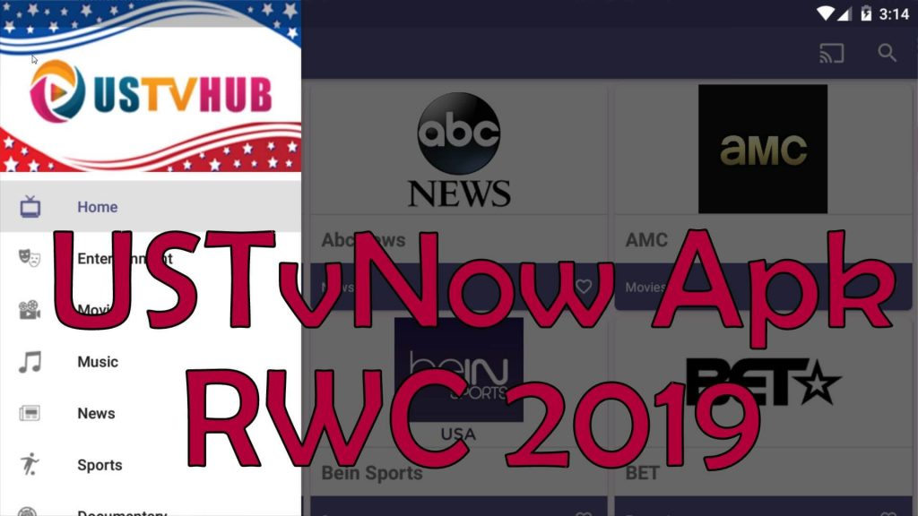 USTvNow RWC 2019 Live Streaming