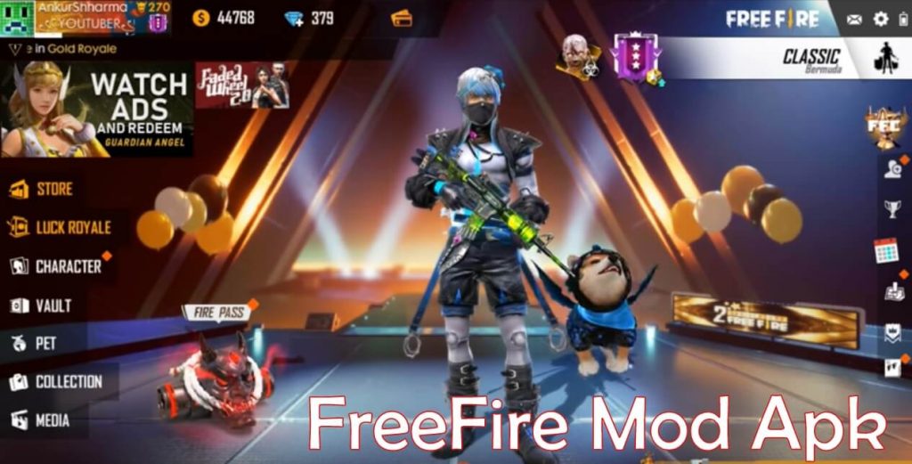 Free fire 1.41.0 Mod apk hack 