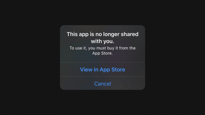 This app is not shared with you YouTube error fix