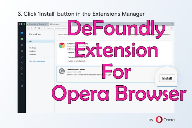 Defoundly extension