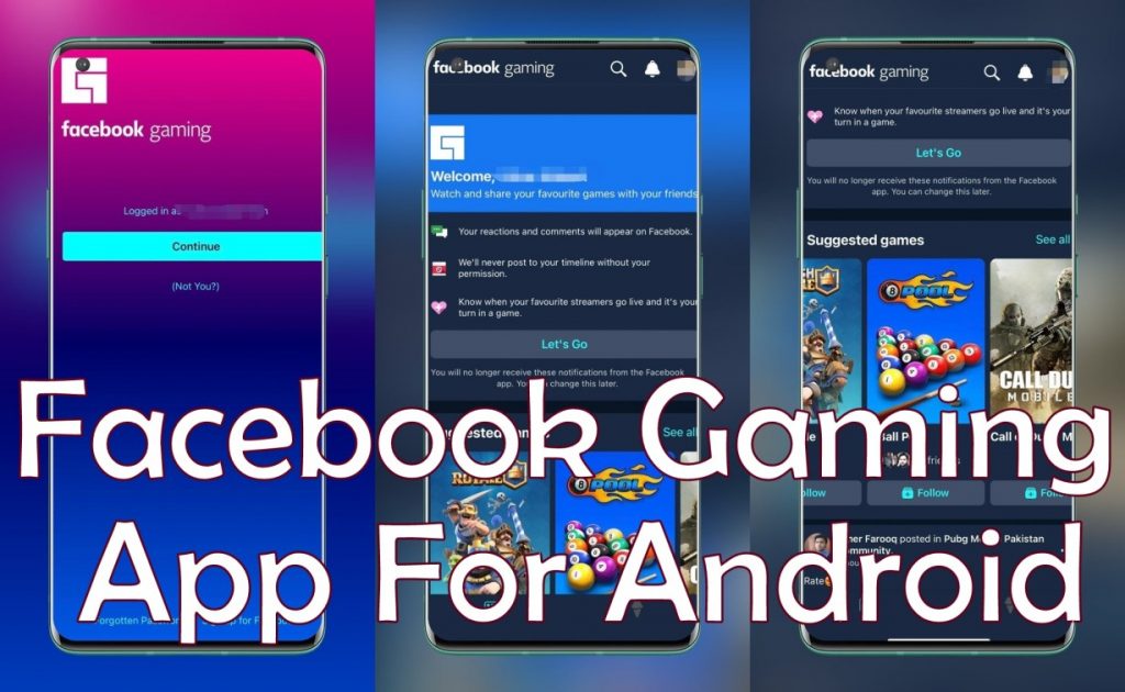 Facebook Gaming Apk App for Android devices