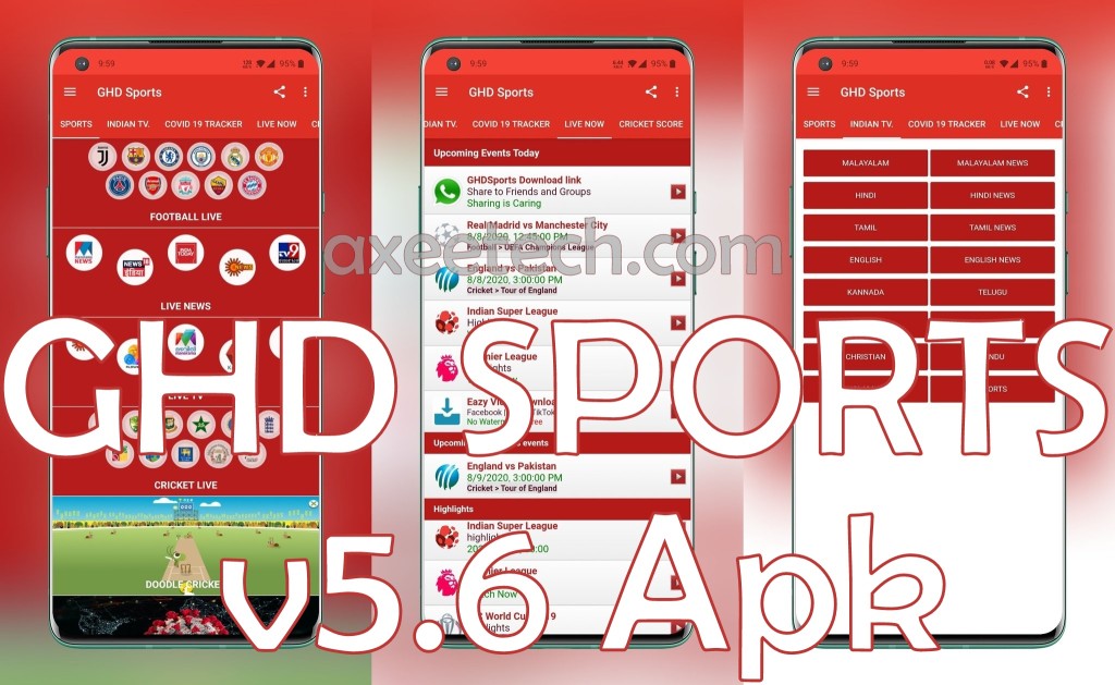 GHD Sports Apk v5.6 For Android