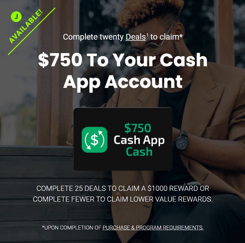 Cash App 22.com $750 Rewards