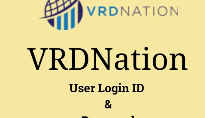 Vrdnation User ID Login And Password Made with DesignCap