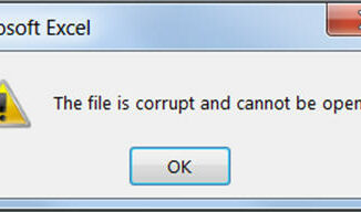 Corrupt Excel File