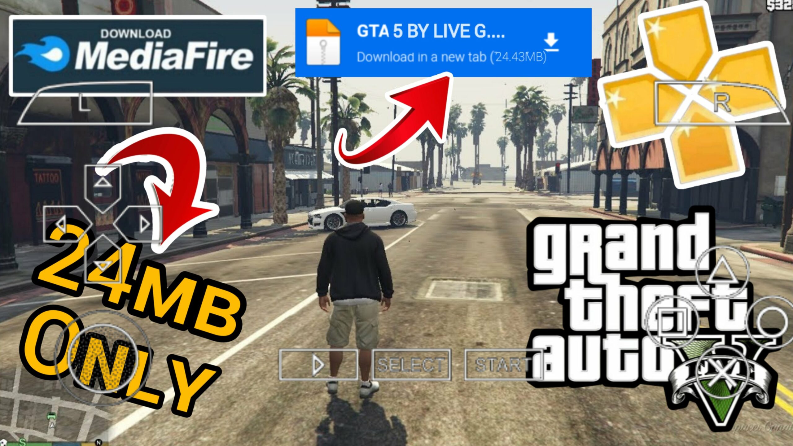 Download GTA 5 Mobile MOD APK V1.08 (OBB File 100% Working)