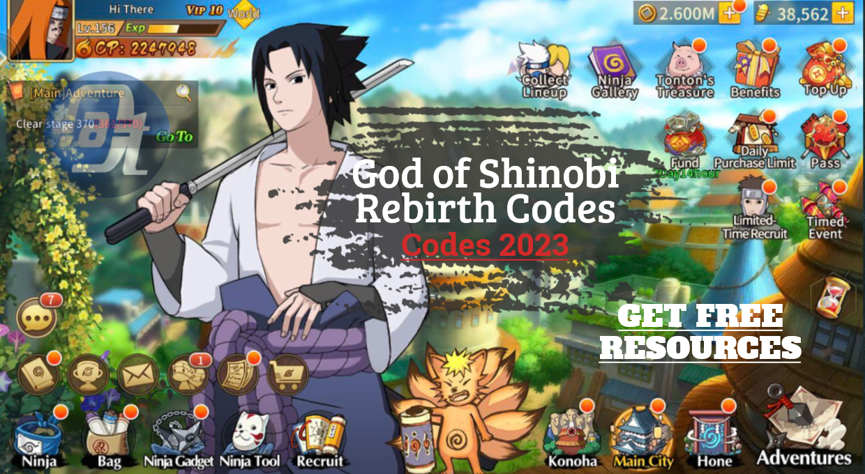 God of Shinobi Rebirth codes