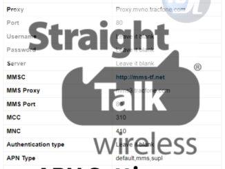Straight Talk Wireless APN Settings