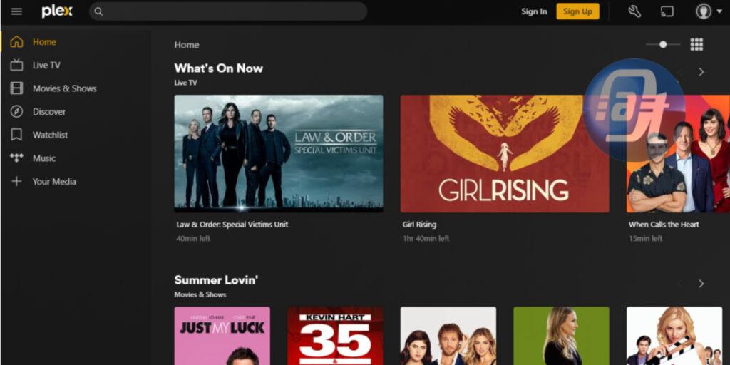 Plex - Alternative best free movie streaming site