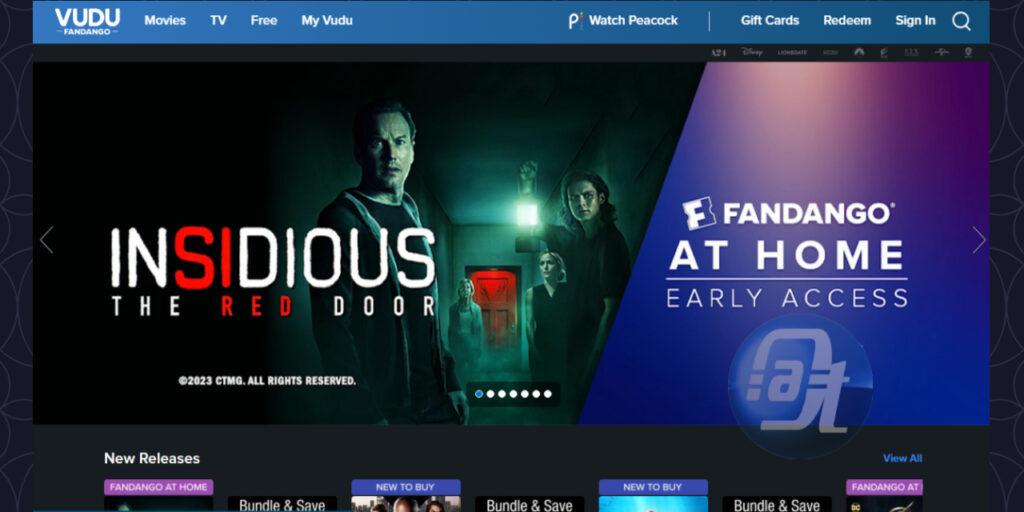 Vudu - Alternative best free movie streaming site