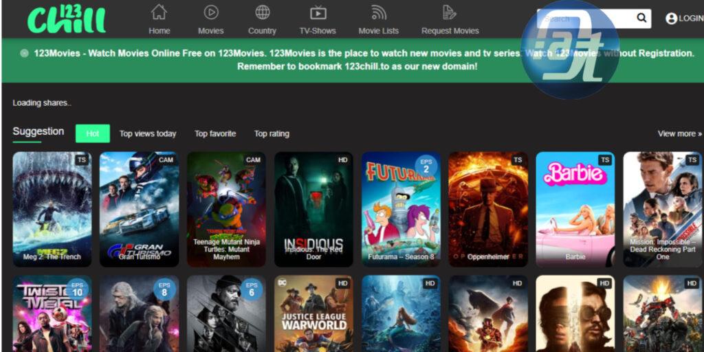 123Chill - Alternative best free movie streaming site