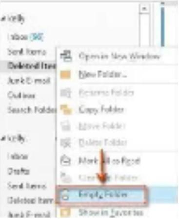 How to Fix Error "Outlook Storage Full despite Deleting Everything"? 1 Delete Items