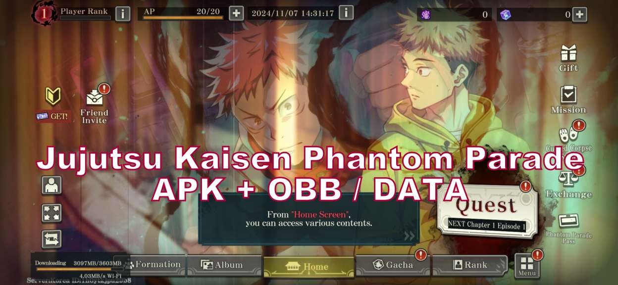 Download Jujutsu Kaisen Phantom Parade APK (Obb/Data) v1.5.1.86.4 1 Jujutsu Kaisen Phantom Parade Apk