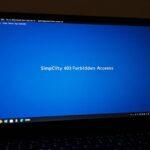 SimpCity 403 Error Blue Screen