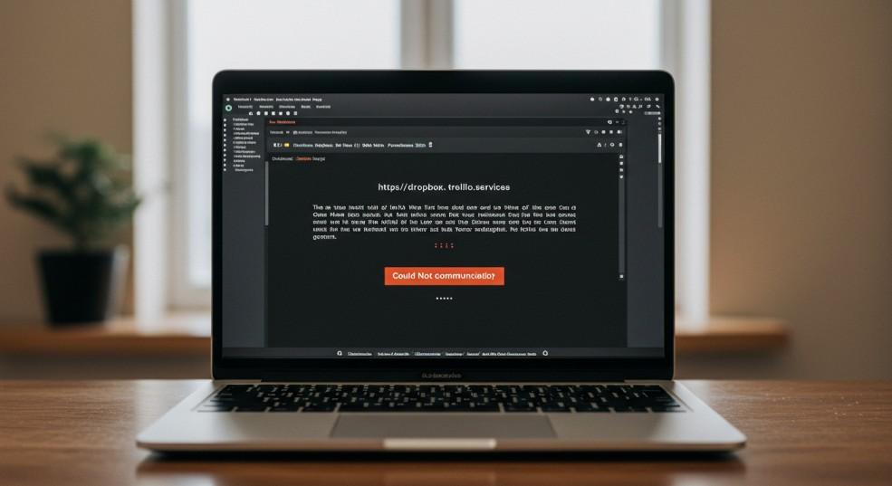 Could Not Communicate with https://dropbox.trello.services