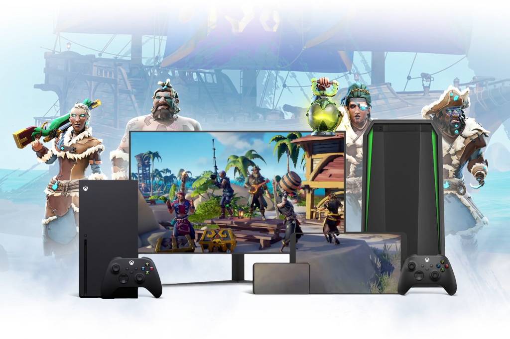 5 Cloud Gaming Platforms That Beat Traditional Downloads This Summer 1 A network of devices wirelessly accessing games from a central cloud server, illustrating modern cloud gaming platforms.