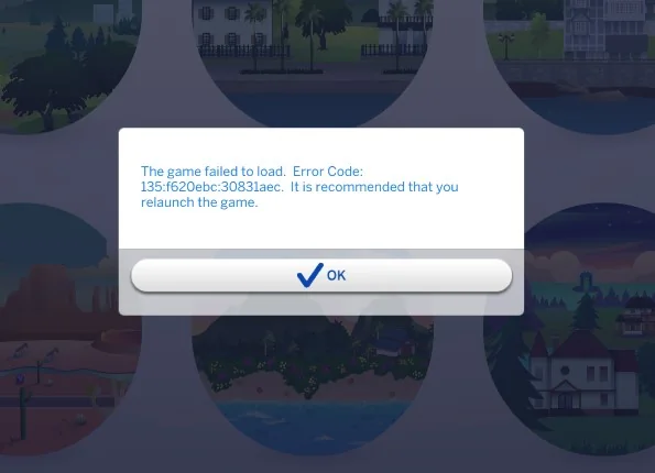 The Complete Guide to Fixing Sims 4 Error Code 135:f620ebc:30831aec (2025 Edition) 1 Error Code 135:f620ebc:30831aec