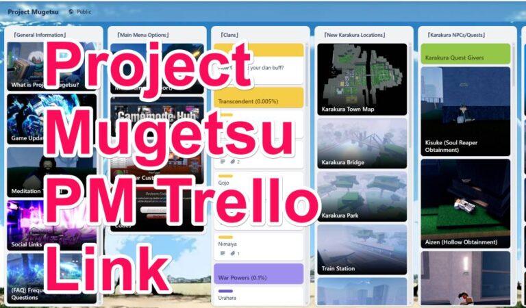 PM Trello Link Project Mugetsu