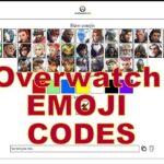 Overwatch Emoji Codes