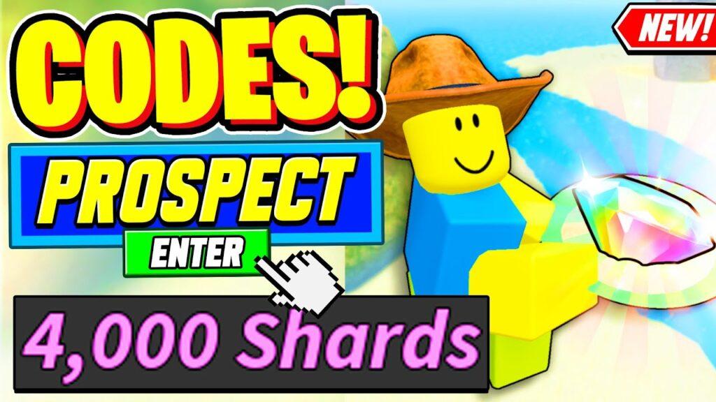 Prospecting Roblox Codes: Redeem Cash, Shards, Luck Boosts & More Rewards 1 prospecting roblox codes