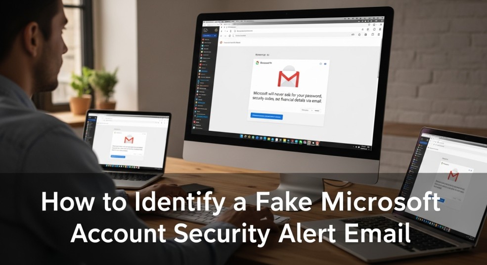 How to Identify a Fake Microsoft Account Security Alert Email