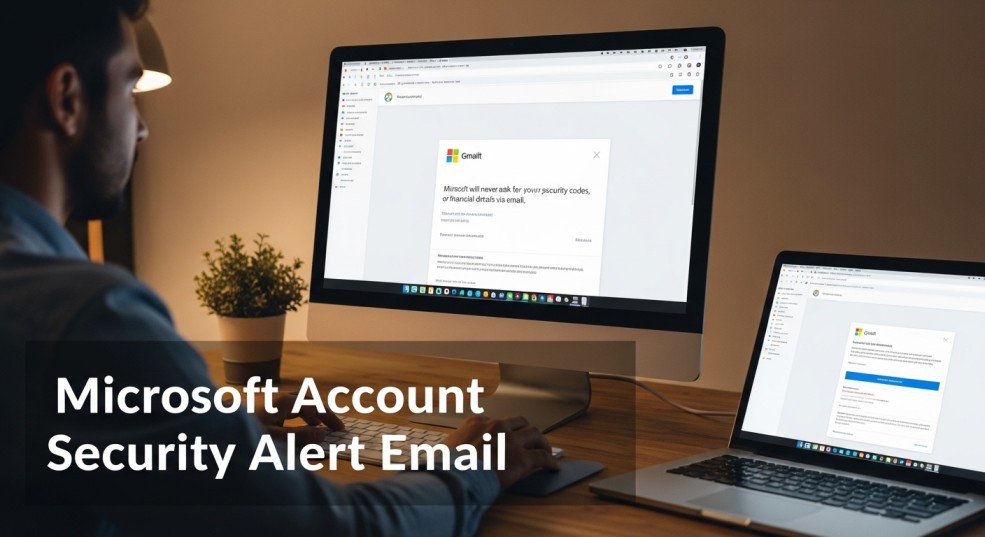 Microsoft Account Security Alert Email