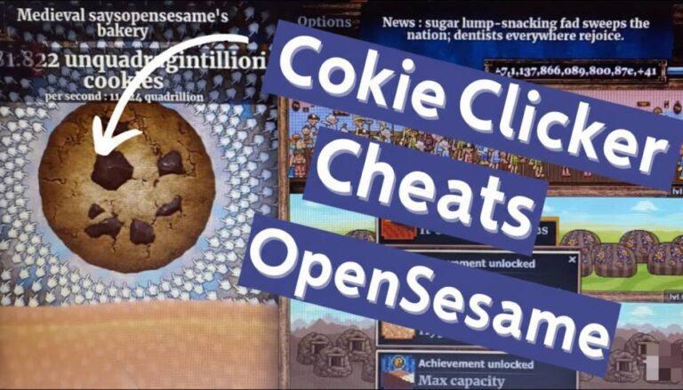 List of all cookie clicker Opensesame Cheats Commands at one place