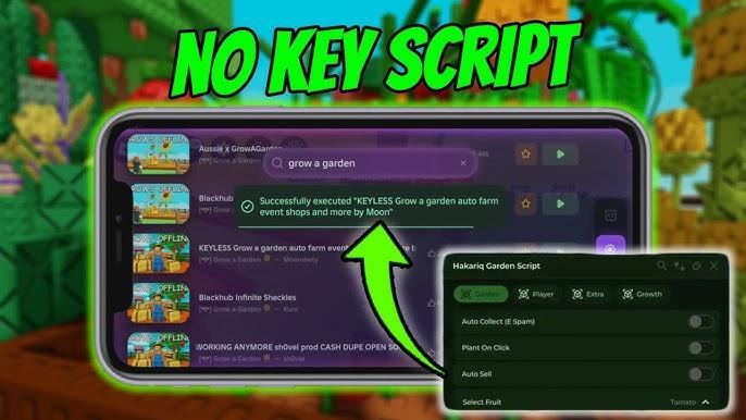 Grow A garden Scripts No Key needed 